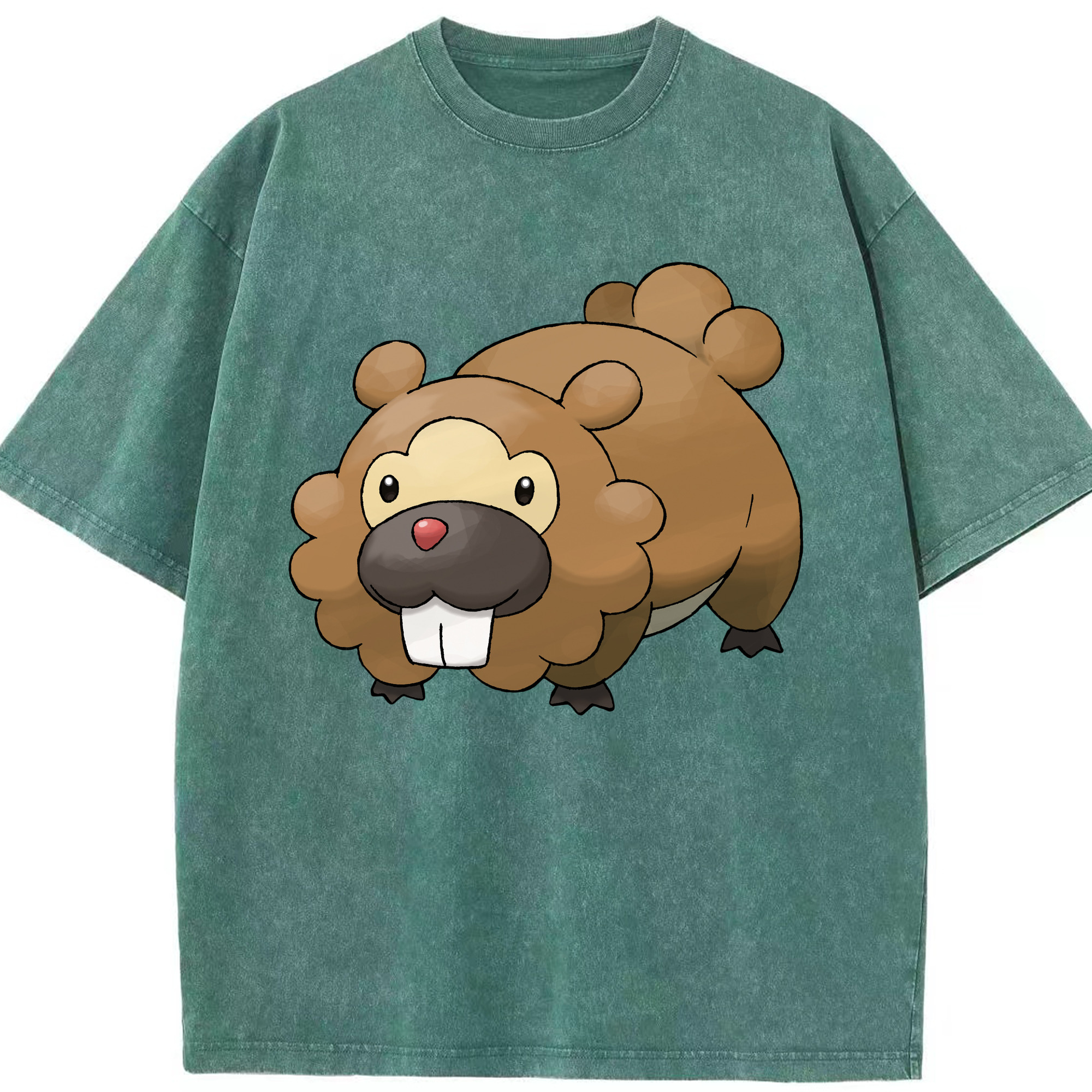 （画像用） ポケットモンスター Pokémon 綿100% ヴィンテージ風 半袖Tシャツ（フロントプリント）